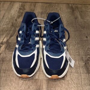 adidas Men's Blue and White Sneakers